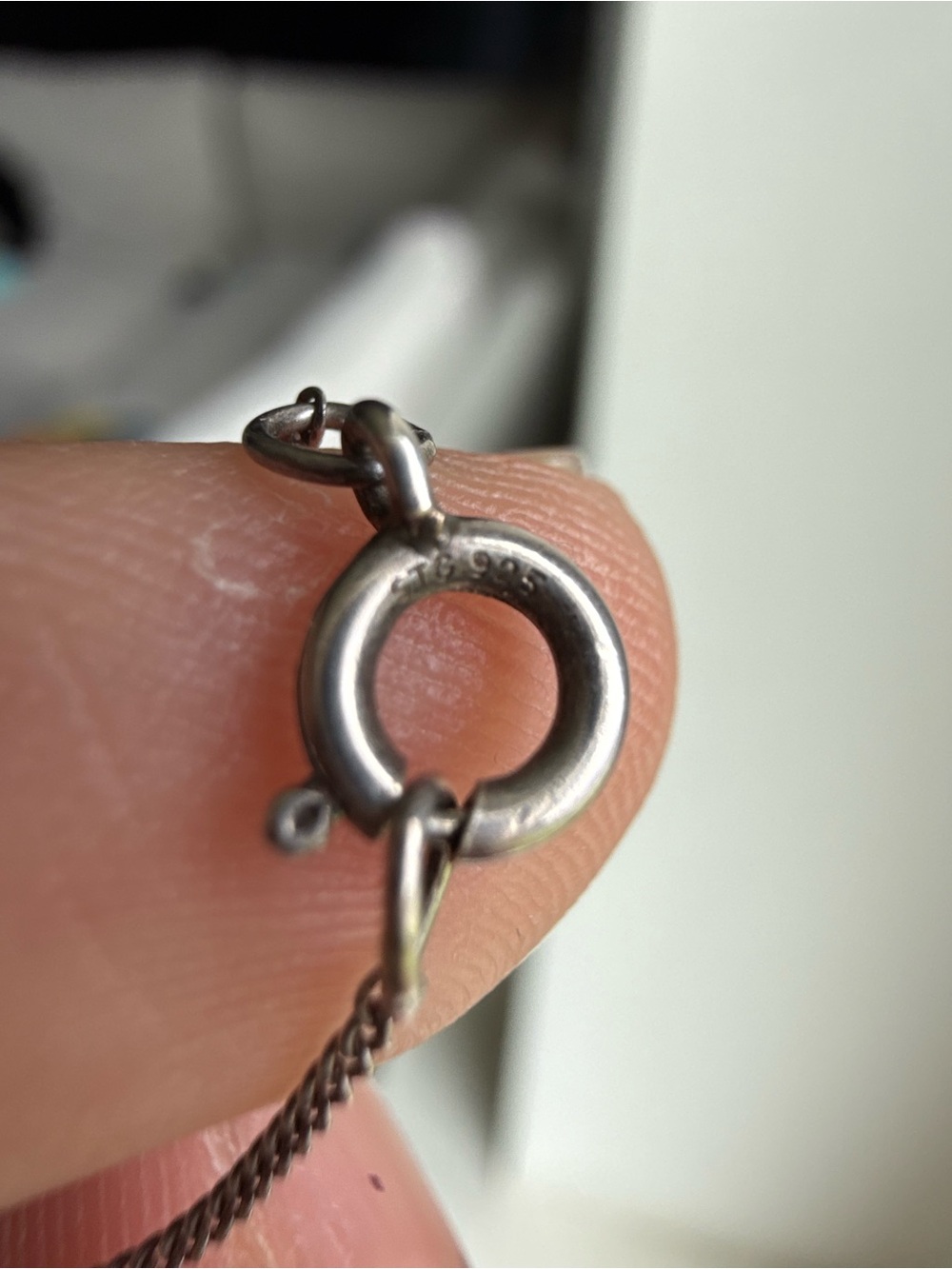 Tiffany & Co. Silver Open Heart Pendant Necklace with Blue Box - Picture 8 of 10